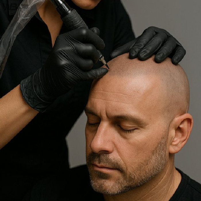 Natural looking hair wig for men and women