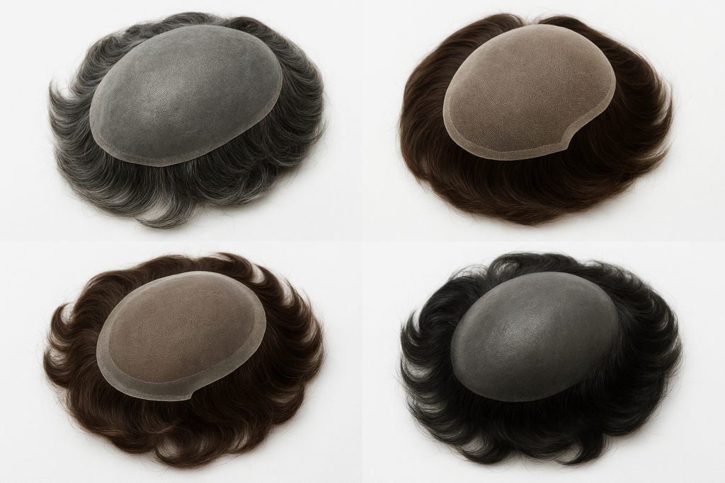 Men's toupee hair pieces Delhi for natural hair replacement