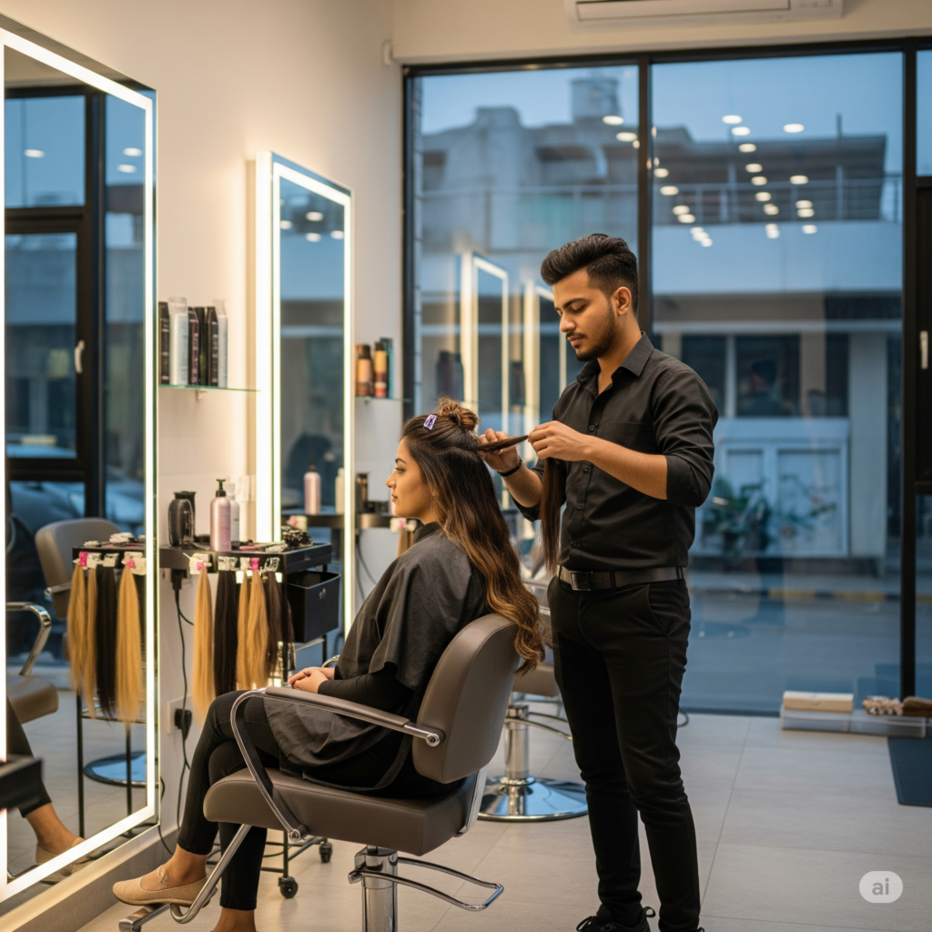 Hair extensions Delhi for adding volume and length to hair